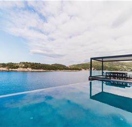 Luxury 7 Bedroom Dubrovnik Beachfront Villa with Infinity Pool, Sleeps 14